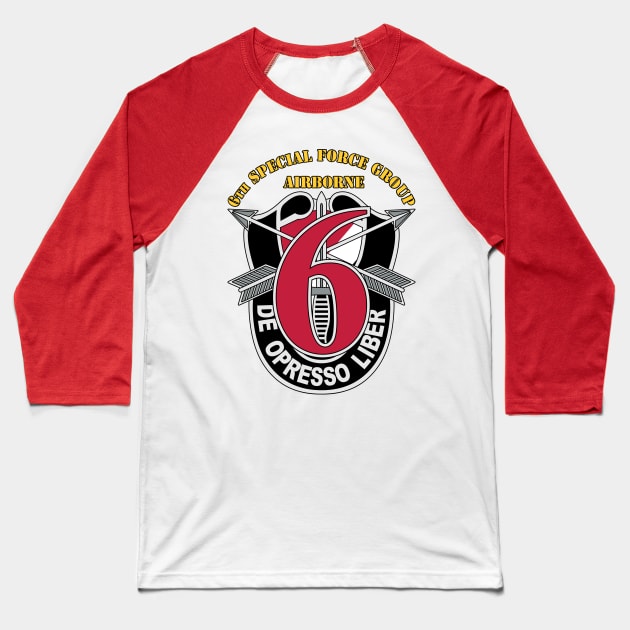 6th Special Forces Group Baseball T-Shirt by MBK